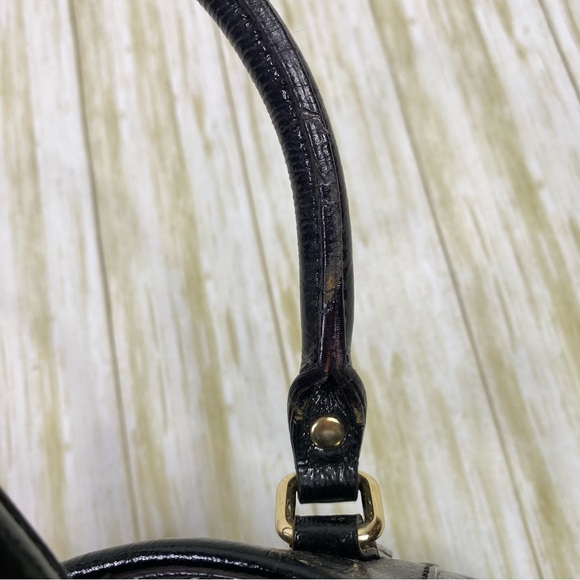 Kate Spade Black Boerum Hill Anisha Patent Leather Handbag Purse - Picture 7 of 10